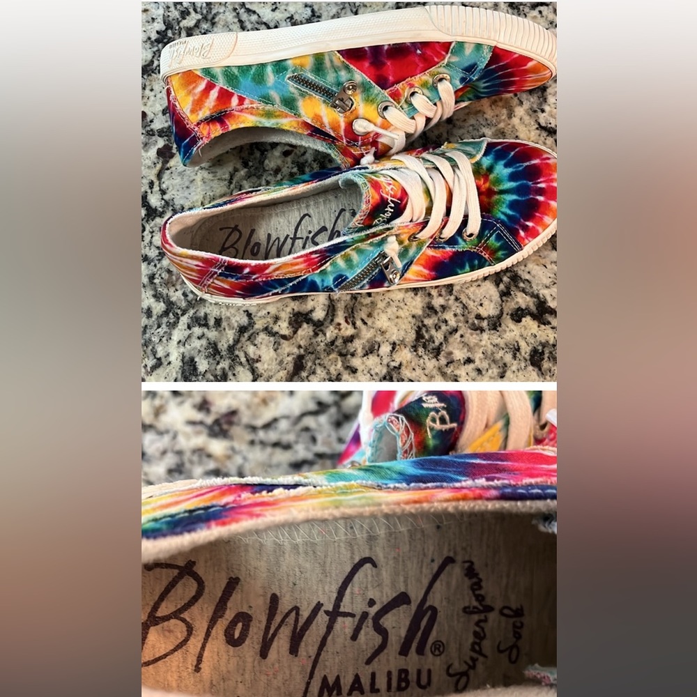 Blowfish Malibu Women's Tie-Dye Low Top Sneakers - Multicolor - Picture 6 of 15